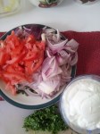 Onion & Tomato Raita step1