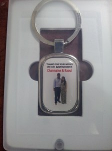 Charms Baby Shower Key Chain