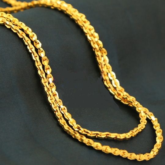 ythy._men-and-women-long-gold-plated-chain-22-inches