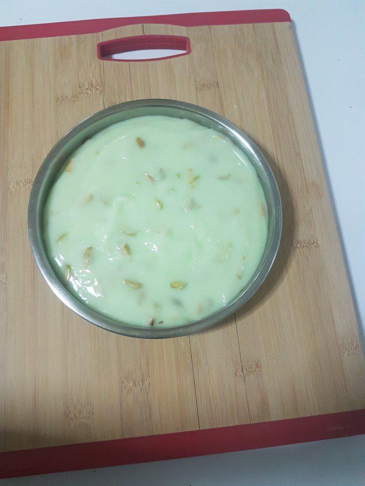 Pistachio Arrowroot pudding (8) | My Cooking Diaries 