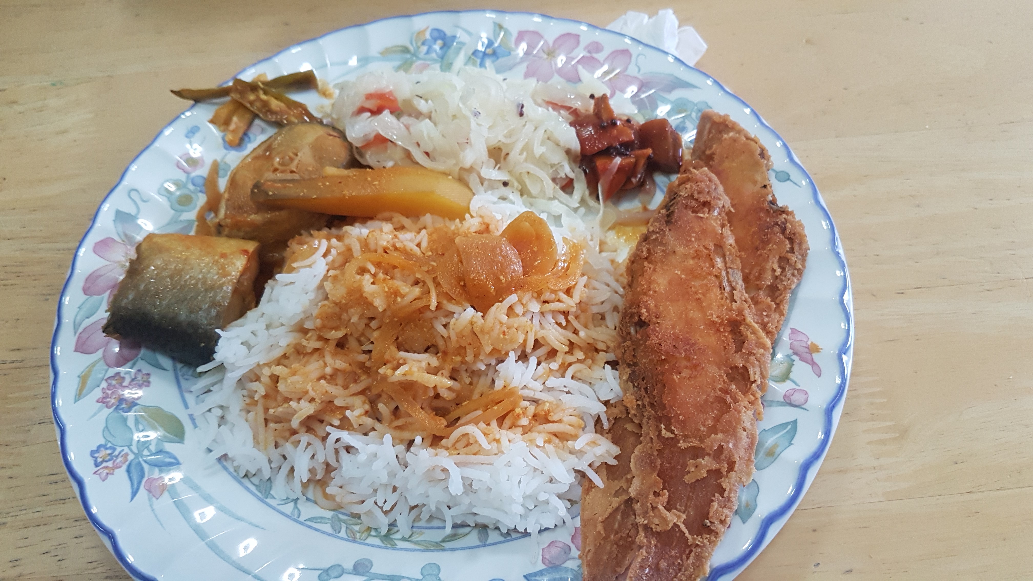 A Typical Konkan Coastal Fish Curry Rice Meal for Four persons cooked ...